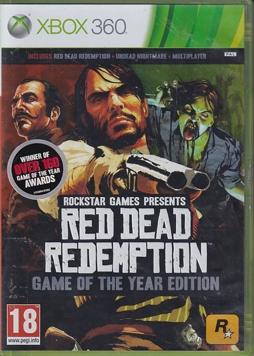 Red Dead Redemption Game of the Year Edition - XBOX 360 (B Grade) (Genbrug)